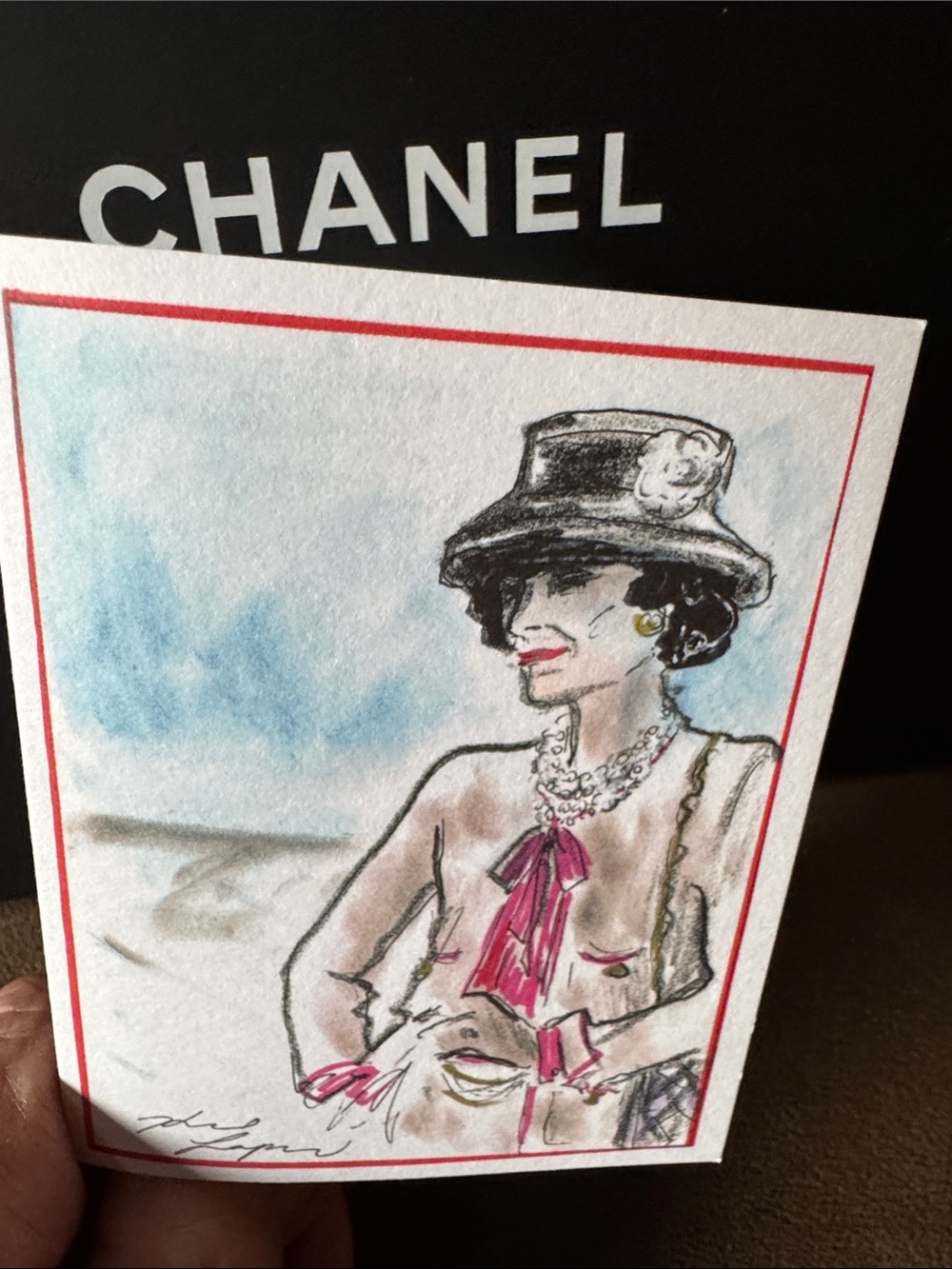 CHANEL Multicolor Floral Mosaic Zip Pouch With COA Dust Bag and Box Like New - Picture 11 of 12
